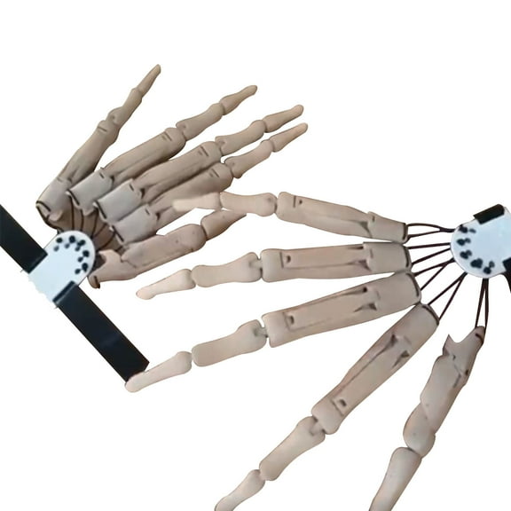 Matoen 2Pcs Halloween Articulated Fingers, 3D Printed Finger Extensions Fits All Finger Sizes, As Flexible as Your Own Fingers, Easy to Put on and Unload, The Best Halloween Gear