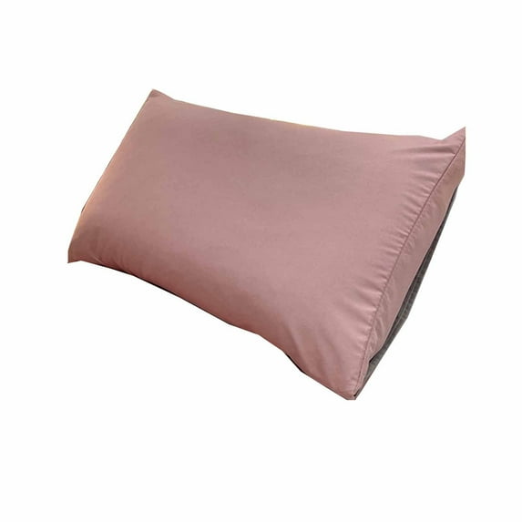 Matoen 2Pcs Pillowcase, Breathable Pillow Case for Side Sleepers and Back Pain Relief, Adjustable Cooling Pillow Cover for Hot Sleepers, Washable & Hair-Friendly Lactoprene Pillowcase, 29"x19"