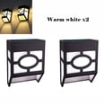 thumbnail image 1 of Matoen 2Pcs Solar Deck Lights, Outside Waterproof Fence Lights for Garden Backyard Patio Yard Wall Stair Step Railing Post Lamp Lighting, 1 of 8
