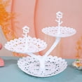 thumbnail image 1 of Matoen 3-Tier Clear Acrylic Dessert Stand for Party Wedding - Elegant Candy Fruit Cake Display Tray, Perfect for Coffee Table, Living Room & Household Snack Serving, 1 of 6