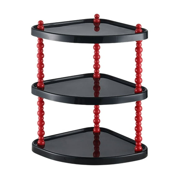 Matoen 3-Tier Cream Storage Shelf - Stylish Desktop Organizer for Mugs, Perfume, Cosmetics, Books & Home Decor - Space-Saving Office & Living Room Storage Solution