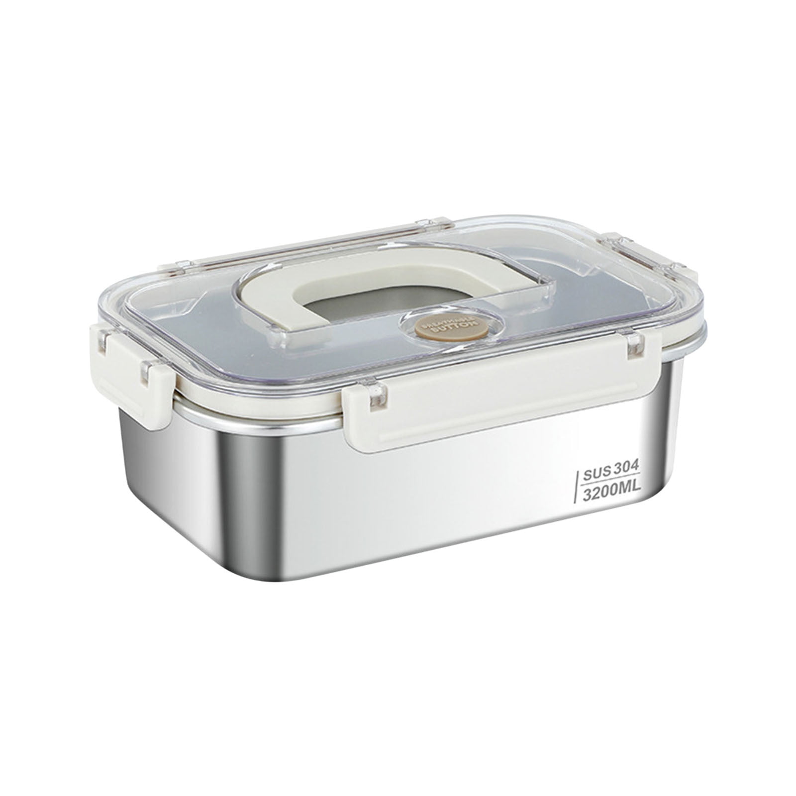 Matoen 304 Stainless Steel Bento Box for Adults (108.2oz) - Lunch Box Containers, Condiment Container & Le