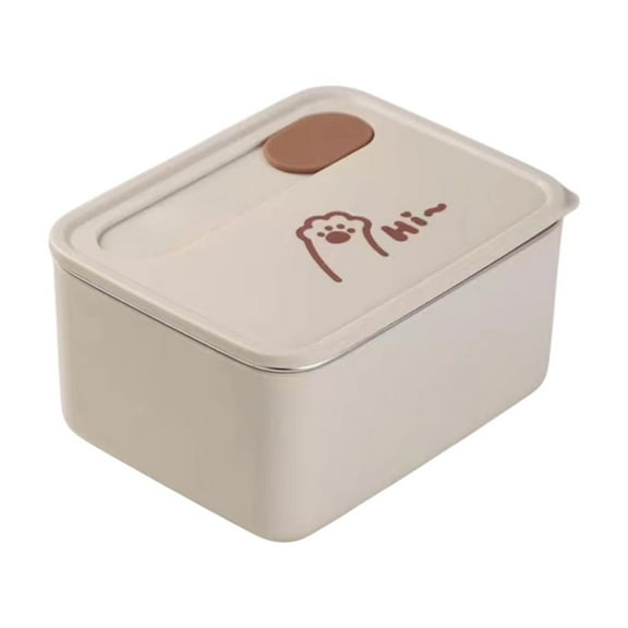 Matoen 304 Stainless Steel Lunch Box - Food Grade, Microwave Safe, Leak Proof & Sealed Bento Container for Meal Prep & Storage