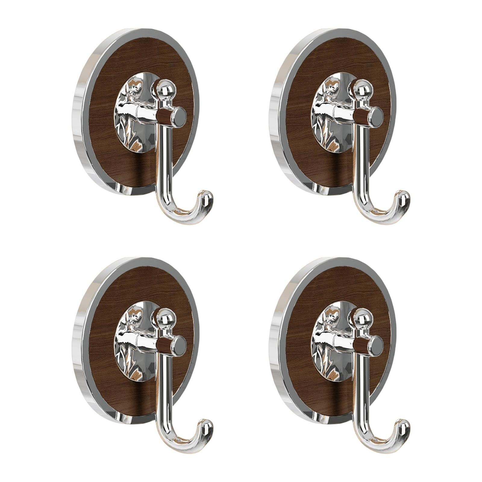 Matoen 4-Pack No Punching Wall Hooks for Jewelry, Clothes & Bathroom ...