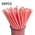 thumbnail image 1 of Matoen 50-Pack Paper Drinking Straws Biodegradable, Flexible Solid Color Straws Bulk for Juices, Shakes, Smoothies, Disposable& Eco-Friendly Straw for Birthdays, Weddings & Party, 1 of 3