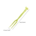 thumbnail image 1 of Matoen 50Pcs Disposable Plastic Fruit forks Two Tooth forks Dessert Cake fork Green, 1 of 9