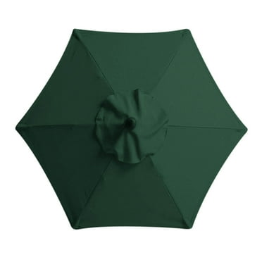 Matoen 6.5 ft Patio Umbrella Replacement Canopy for 6 Ribs, Table Market Yard Umbrella Replacement Top Cover (Canopy Only)