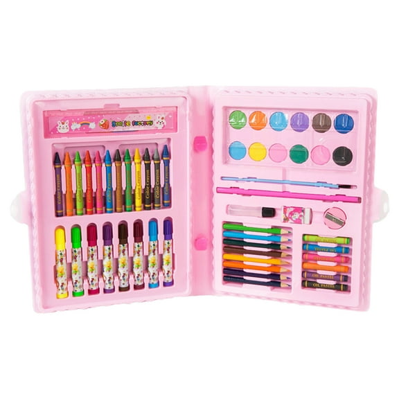 Matoen 68 Pcs Art Supplies, Drawing Art Kit for Kids, Painting Set with Crayons, Colored Pencils, Watercolor Pens Gift for Girls Boys Artist