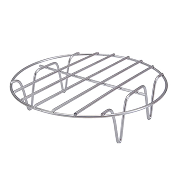 Matoen 8 Inch Air Fryer Rack Cooking Steaming Cooling Multi-Purpose 304 Stainless Steel Round Rack Cross Wire w Stand Cookware Fit for Air Fryer Pressure Cooker Canning