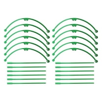 Matoen Adjustable Tomato Plant Support Cages Garden Cucumber Trellis, Stake with 4 Adjustable Support Rings for Vegetables, Flowers, Fruit, Rose Vine Climbing Plants (4 Sets)