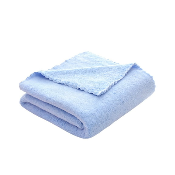 Matoen Bath Towel Extra Large Soft Cotton Towel High Absorbent Towel for Aduts Includes 1 Bath Towel 27.5"x55" (Light Blue)