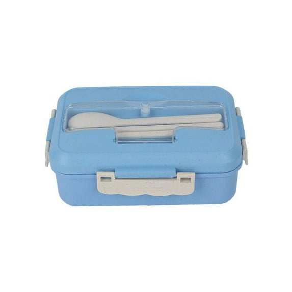 Matoen Bento Box Adult Lunch Box, Containers for Adults Men Women with 3 Compartments, Lunchable Food Container with Utensils, Microwave & Dishwasher Safe