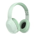 thumbnail image 1 of Matoen Bluetooth 5.3 Subwoofer Headband Wireless Headphones - Built-in Microphone Stereo Noise Cancelling Foldable Headphones Green, 1 of 9