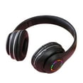 thumbnail image 1 of Matoen Bluetooth Headphones Over-Ear, Foldable Wireless and Wired Stereo Headset with Lights for Cell Phone, PC, Soft Earmuffs &Light Weight for Prolonged Wearing, 1 of 6