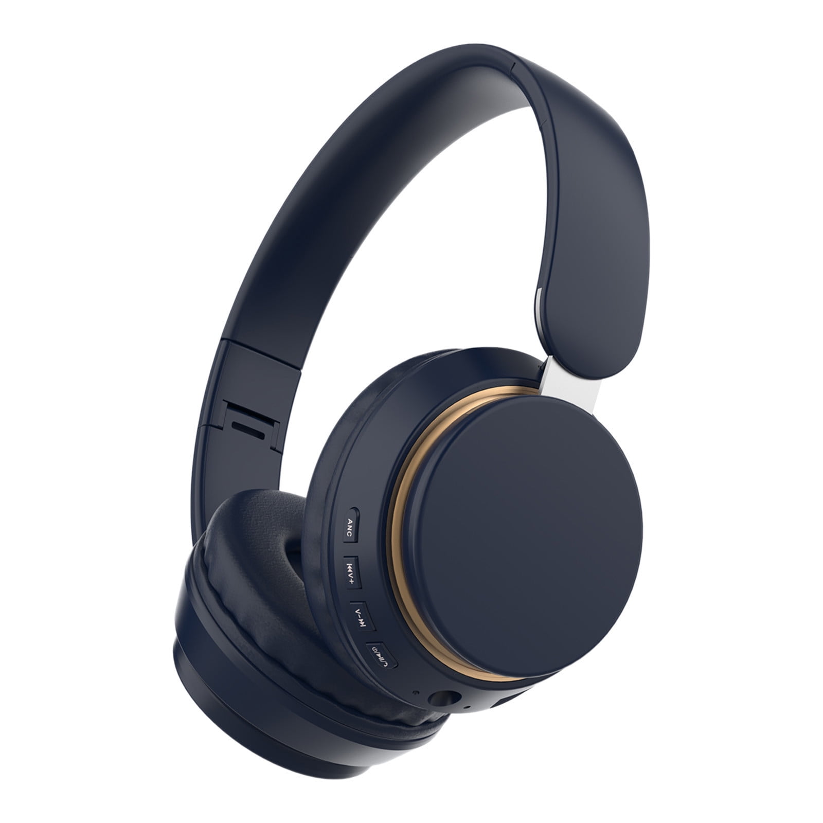Matoen Bluetooth Headset, 2024 Wireless Bluetooth V5.3 Headphones with Microphone, Active Noise Canceling Wireless Headset with Mic for Work/Mobile Phone/Laptop Computer