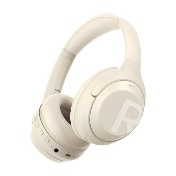 Matoen Bluetooth Wireless Headphones Foldable Sport Earphone with Microphone Clear Calls, Comfort Fit White