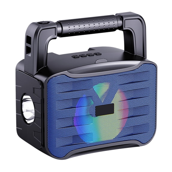 Matoen Camping Flashlight Emergency Radio Hand Crank Solar Bluetooth Speaker, Portable Battery Powered Waterproof Radio Flashlight Phone Charger, Reading Light