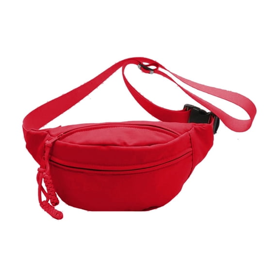 Matoen Canvas Sling Bag Crossbody Backpack Shoulder Casual Fanny Pack for Men Women Outdoor Cycling Hiking Travel Fishing Pink