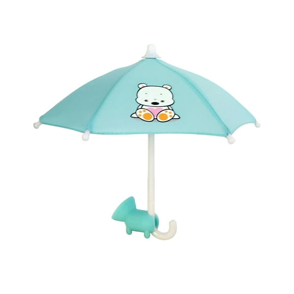 Matoen Cell Phone Umbrella for Sun Shade, Universal Adjustable Cute Phone Shade Umbrella with Suction Cup, Outdoor Anti-Glare Stand Sun Visor