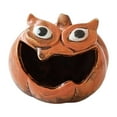 thumbnail image 1 of Matoen Ceramic Pumpkin Candle Holder, Halloween Pumpkin Tea Light Holder Gothic Votive Candle Candlestick Holders Dinner Table Party Centerpiece Decoration, 1 of 5