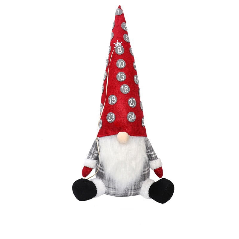 Matoen Christmas Advent Calendar, Tomte Santa Gnome Countdown Calendar 2024 with 24 Days Grid