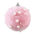 thumbnail image 1 of Matoen Christmas Ornaments Set, 4 Pcs Pink Christmas Balls Ornaments for Christmas Tree Decorations Shatterproof Hanging Baubles Decoration for Xmas Thanksgiving Holiday Party Home Decor, 1 of 9