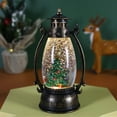 thumbnail image 1 of Matoen Christmas Snow Globe Lantern Water Glittering Snowman with Christmas Tree, USB Lined/Battery Operated Lighted Lantern for Christmas Festival Decoration Gifts, 1 of 5