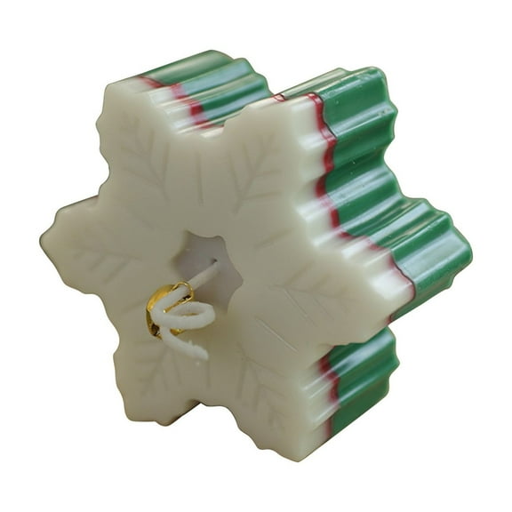 Matoen Christmas Snowflake Candles Winter Trendy Candles Snowflake Shaped Candle Soy Wax Aesthetic Candle Gifts for Christmas Home Birthday Wedding Party Decorations