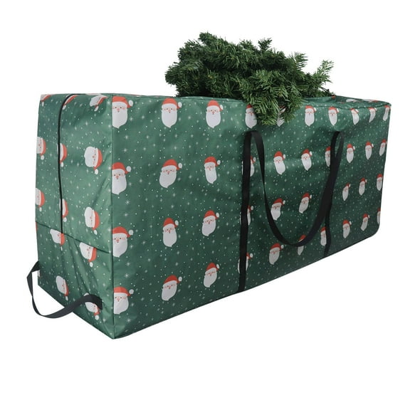 Matoen Christmas Tree Storage Bag 7.5 Ft, Sturdy & Waterproof Xmas Holiday Tree Bag with Handles, Artificial Christmas Tree Storage Box, Christmas Tree & Garland Storage Container Tote