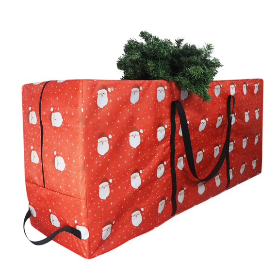Matoen Christmas Tree Storage Bag 7.5 Ft, Sturdy & Waterproof Xmas Holiday Tree Bag with Handles, Artificial Christmas Tree Storage Box, Christmas Tree & Garland Storage Container Tote