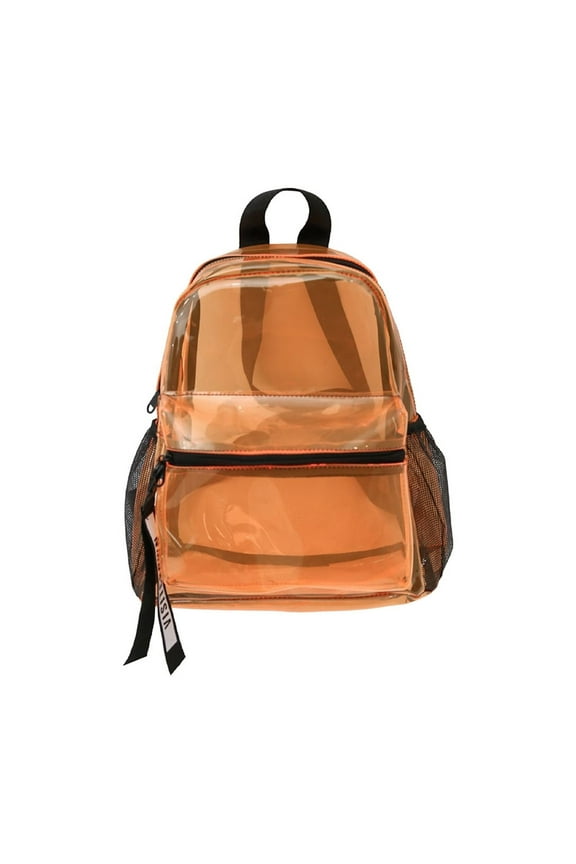 Clear Backpack Stadium Approved - Clear Mini Backpack Heavy Duty White Clear Backpack Small Clear Backpack Transparent PVC See Through Bags