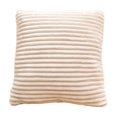 thumbnail image 1 of Matoen Cloth Decorative Throw Pillow Covers Couch Cushion Case Soft Pillowcases (Khaki, 21 x 21 Inch), 1 of 6