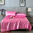 thumbnail image 1 of Matoen Cooling Comforter Queen Size, Cooling Blanket for Hot Sleepers, All-Season Double-Sided Quilt Silk Fabric, Breath Ice Silk Blanket, Soft Lightweight, Pink (59"×78.7"), 1 of 9