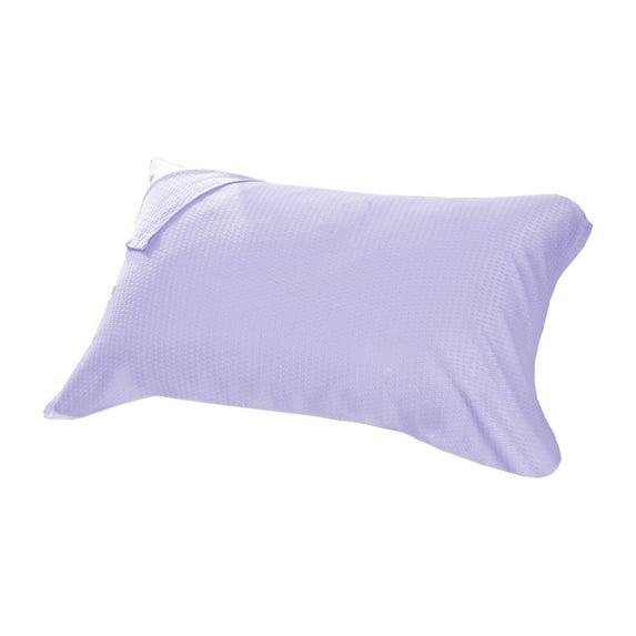 Matoen Cooling Pillowcases Queen Pillow Cases Breathable Cool Cotton Soft Pillow Towel for Hot Sleepers, Hair and Skin Friendly, Purple, 19.7x29.5 inches
