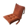 thumbnail image 1 of Matoen Desk Chair Cushion Office Chair Cushion Seat Cushion with Back Support Cushion (Coffee, 16x31.5 Inch), 1 of 5
