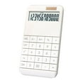 thumbnail image 1 of Matoen Desktop Calculator Large LCD Display 12 Digit Number Big Button Tax Financial Accounting Calculator, Battery and Solar Powered, for Desk Office Home Business Use, 1 of 8