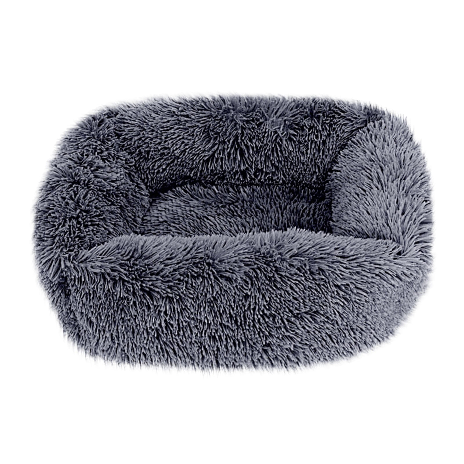 Matoen Dog Beds for Small Medium Dog with Non Slip Bottom Fluffy Cozy Pet Bed Square Pet Bed Machine Washable