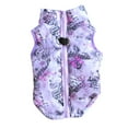 thumbnail image 1 of Matoen Dog Jacket Warm Coat Thicken Dog Vest, Windproof Pet Apparel Cold Weather, Puppy Coat for Small Medium Large Dogs Purple XL, 1 of 6