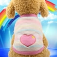 thumbnail image 1 of Matoen Dog Sweaters Fleece Pet Dog ClothesSoft Warm Winter Puppy Cute Shirt(Small, Pink), 1 of 4