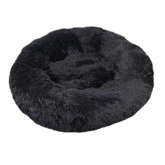 Matoen Donut Cat and Dog Bed, 27.5" Anti-Anxiety Calming Dog Bed for Small Dogs, Donut Washable Small Pet Bed, Anti-Slip Base Soft Pet Round Bed