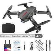 Matoen Drones with Dual 4K HD Cameras for Adults Drone WIFI FPV Foldable RC Quadricopter for Beginners, 3 Batteries