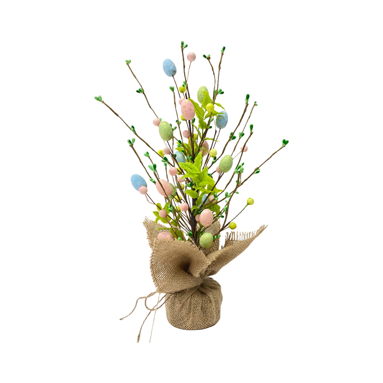 Matoen Easter Egg Tree Easter Decorations 14.5 Inch Easter Egg Tree ...