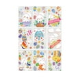 thumbnail image 1 of Matoen Easter for Kids, 9Pcs Easter Decorations Retro Easter Window Clings for Glass Window Stickers Decal Spring Window Clings, 1 of 6