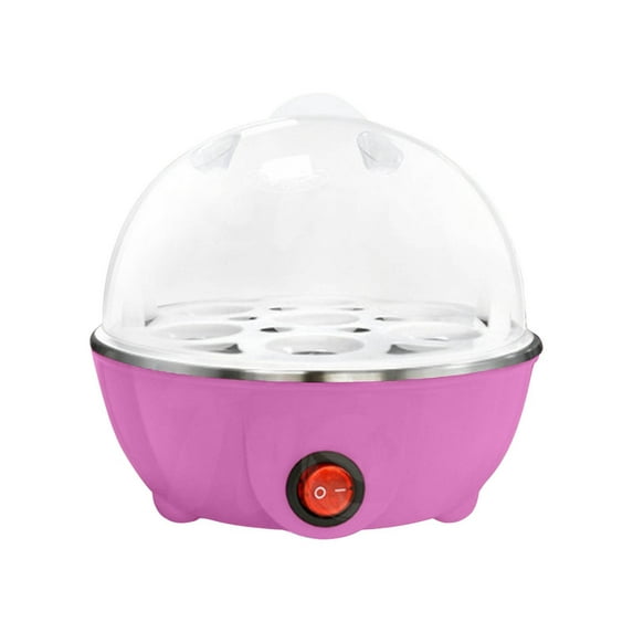 Matoen Electric Egg Cooker with 7-Egg Capacity, Soft, Medium, Hard-Boiled Egg Cooker with Auto Shut-Off, BPA Free, Blue