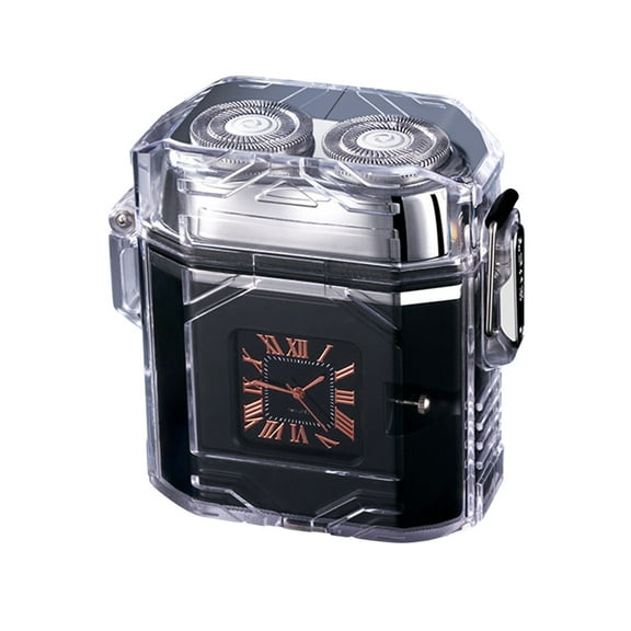 Matoen Electric Mini Travel Shaver for Men, Pocket Size Washable Electronic Razor, Rechargeable Portable Cordless Shaving, Wet & Dry Rotary Electrical Shave