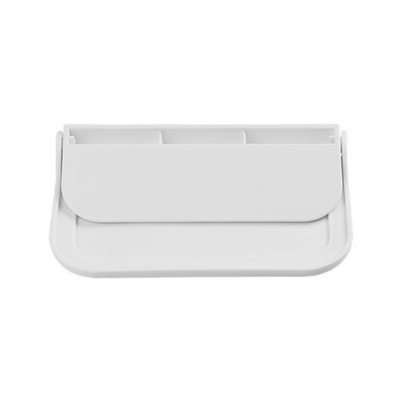 Matoen Floating Wall Shelves - Wall Mounted Phone Shelf Holder Wipes Rack Smart Speaker Shelf for Bathroom, Kitchen, Toilet, Bedroom, Office - White