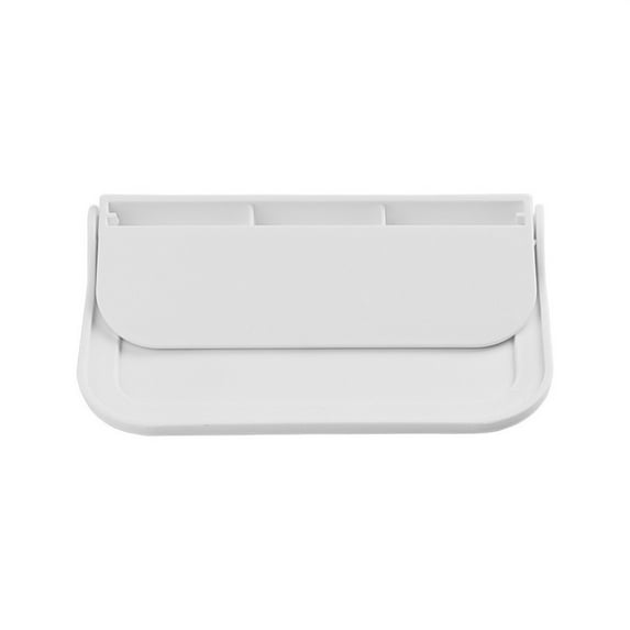 Matoen Floating Wall Shelves - Wall Mounted Phone Shelf Holder Wipes Rack Smart Speaker Shelf for Bathroom, Kitchen, Toilet, Bedroom, Office - White