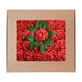 thumbnail image 1 of Matoen Floral Scented Bath Soap Rose Flower Petals, Plant Essential Oil Rose Soap Set, Best Gifts Ideas for Her Women Girls Mom Birthdays Christmas, 25 Pcs Red, 1 of 6