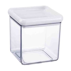 Matoen Food Storage Container with Airtight Lid, Easy Lock Top Stackable, Plastic Canister Jar for Pantry Kitchen Fridge Organizer Pasta Protein Powder Spice