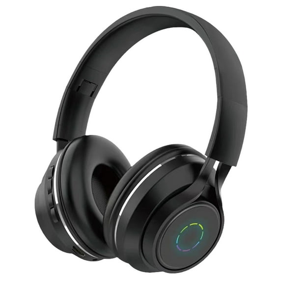 Matoen Gradient Bluetooth Earphones Over Ear Wireless Headphones with Microphone Foldable Stereo Lightweight Headset for Home Office